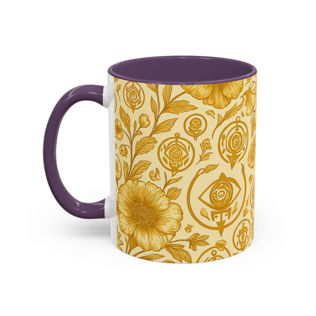 SEV ACCENT COFFEE MUG — GOLDCREAM FLORAL — alternate view 63 of 68