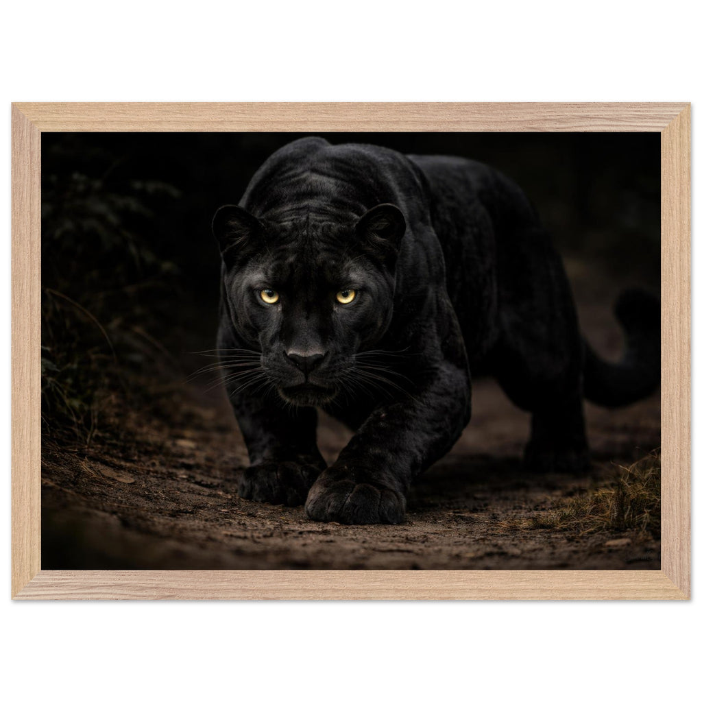 The Panther — Framed Fine Art Print — Premium Wooden Frame — alternate view 3 of 9