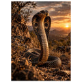Cobra unframed fine art print, 30 × 40 cm — protected artwork preview