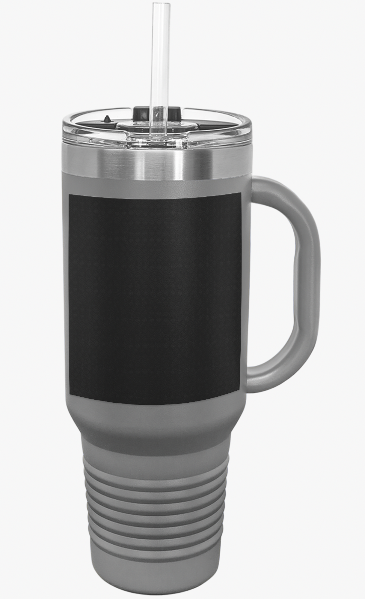 SEV INSULATED TRAVEL MUG WITH HANDLE — NOIR GRAPHITE DIAMOND LINEAR — alternate view 11 of 11