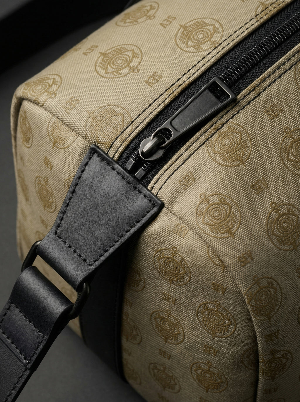 SEV GoldCream Monogram Gym Bag – Matte Black Edition — alternate view 3 of 10