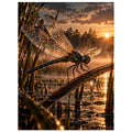 Dragonfly unframed fine art print, 30 × 40 cm — protected artwork preview