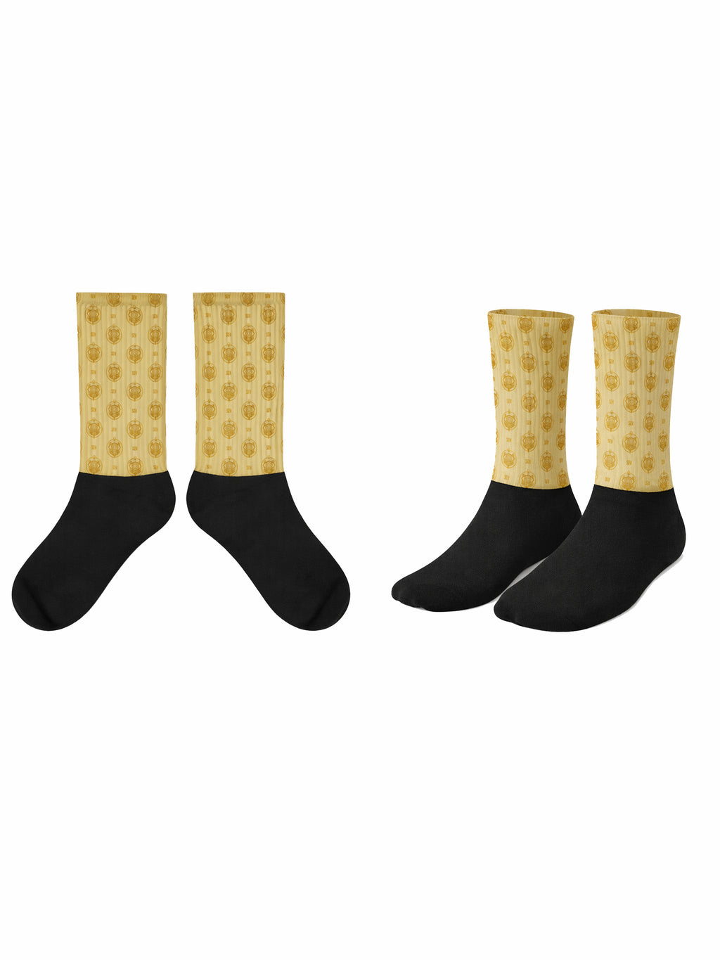 SEV GoldCream Monogram Socks — alternate view 4 of 5
