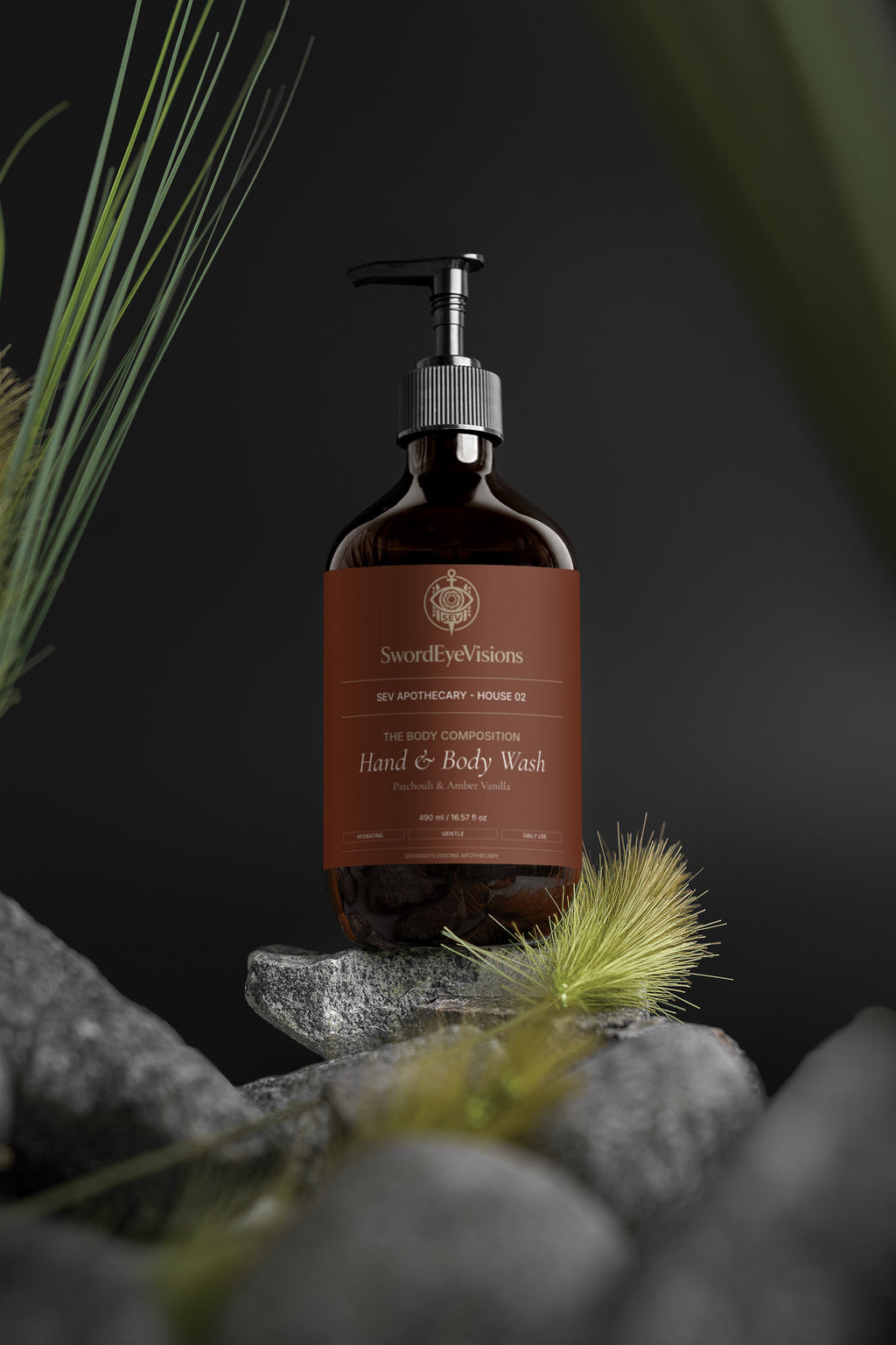 Hand & Body Wash, Patchouli & Amber Vanilla - SEV Apothecary — alternate view 5 of 7