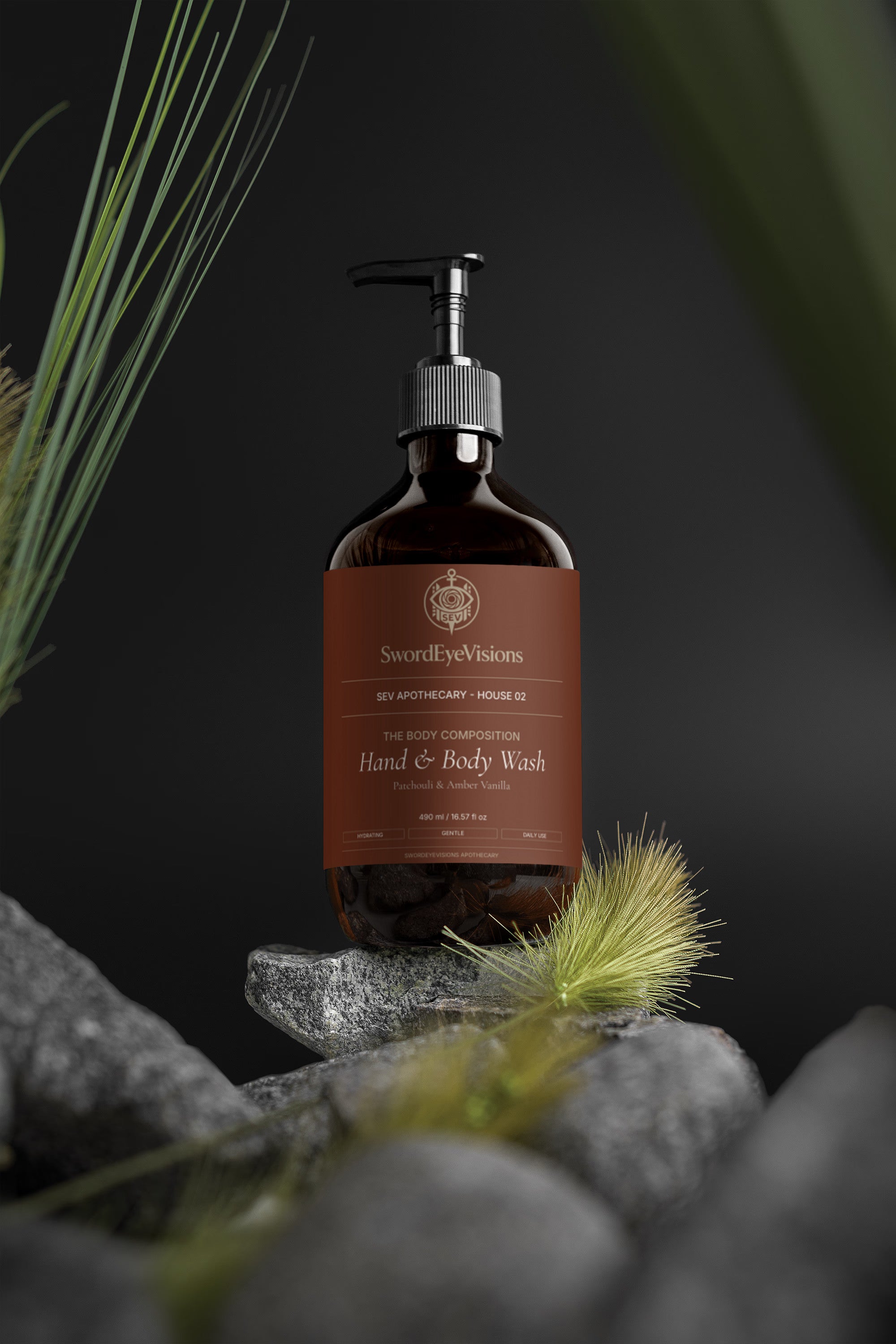 Hand & Body Wash, Patchouli & Amber Vanilla - SEV Apothecary — alternate view 5 of 7