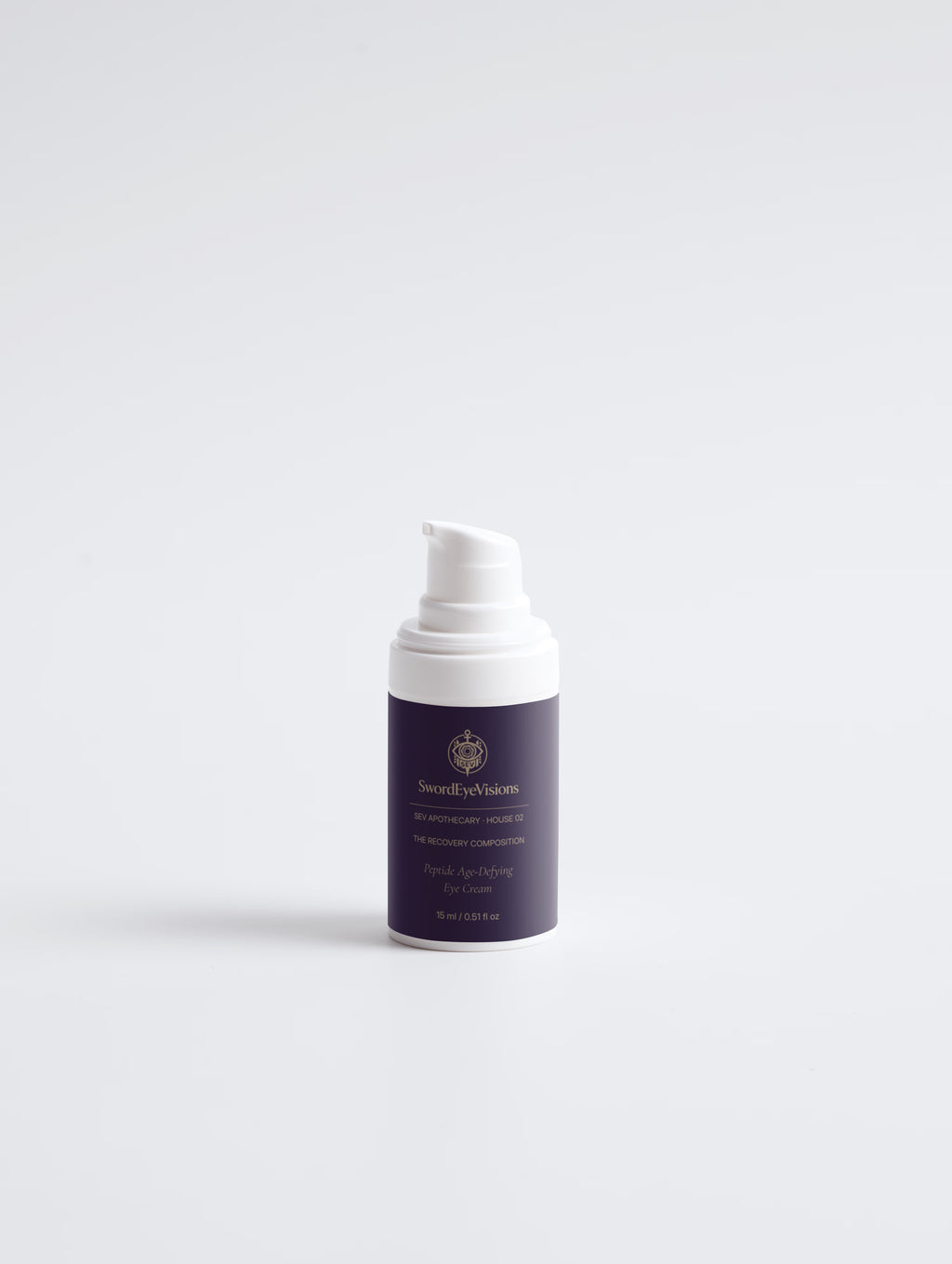SEV Apothecary Peptide Age-Defying Eye Cream 15 ml pump bottle