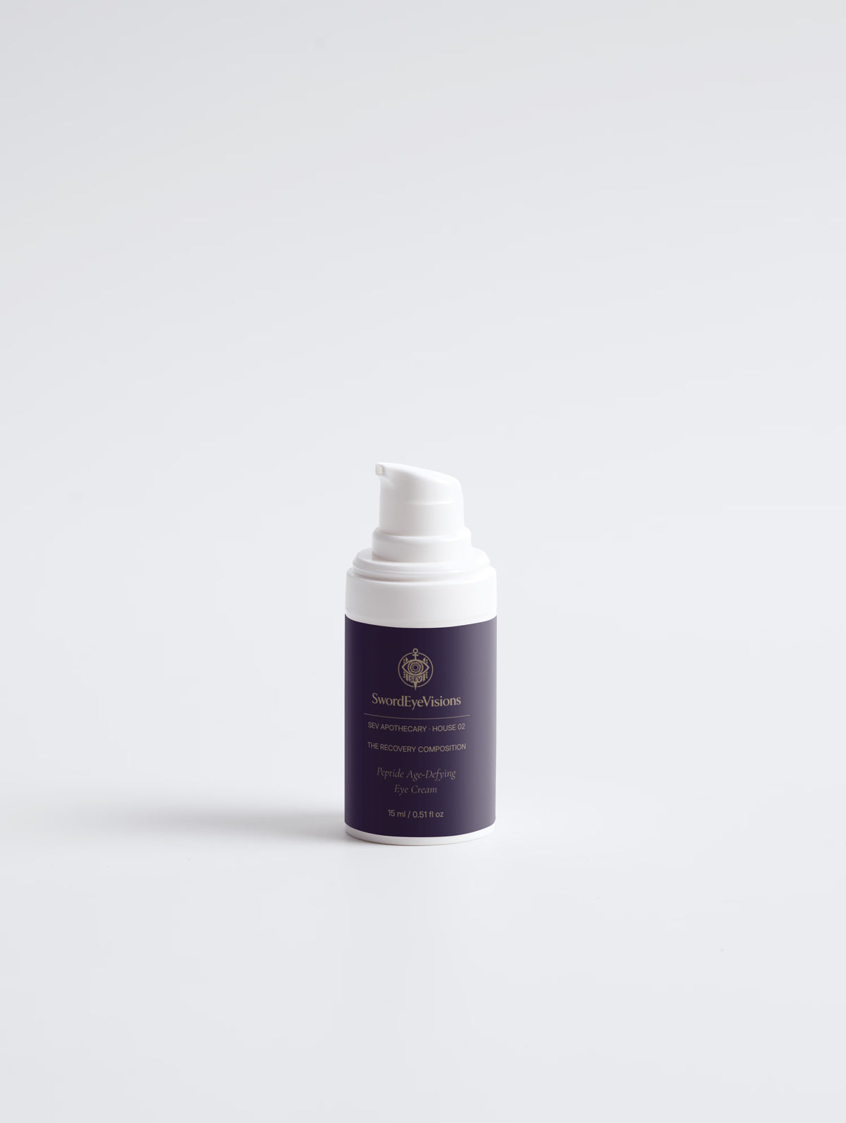 SEV Apothecary Peptide Age-Defying Eye Cream 15 ml pump bottle