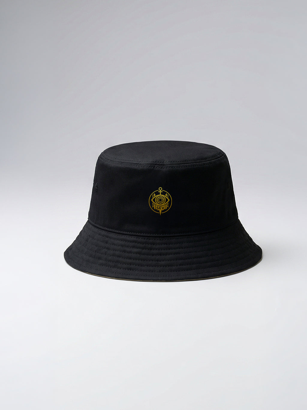 SEV BlackGold Luxe Reversible Bucket Hat — alternate view 1 of 6