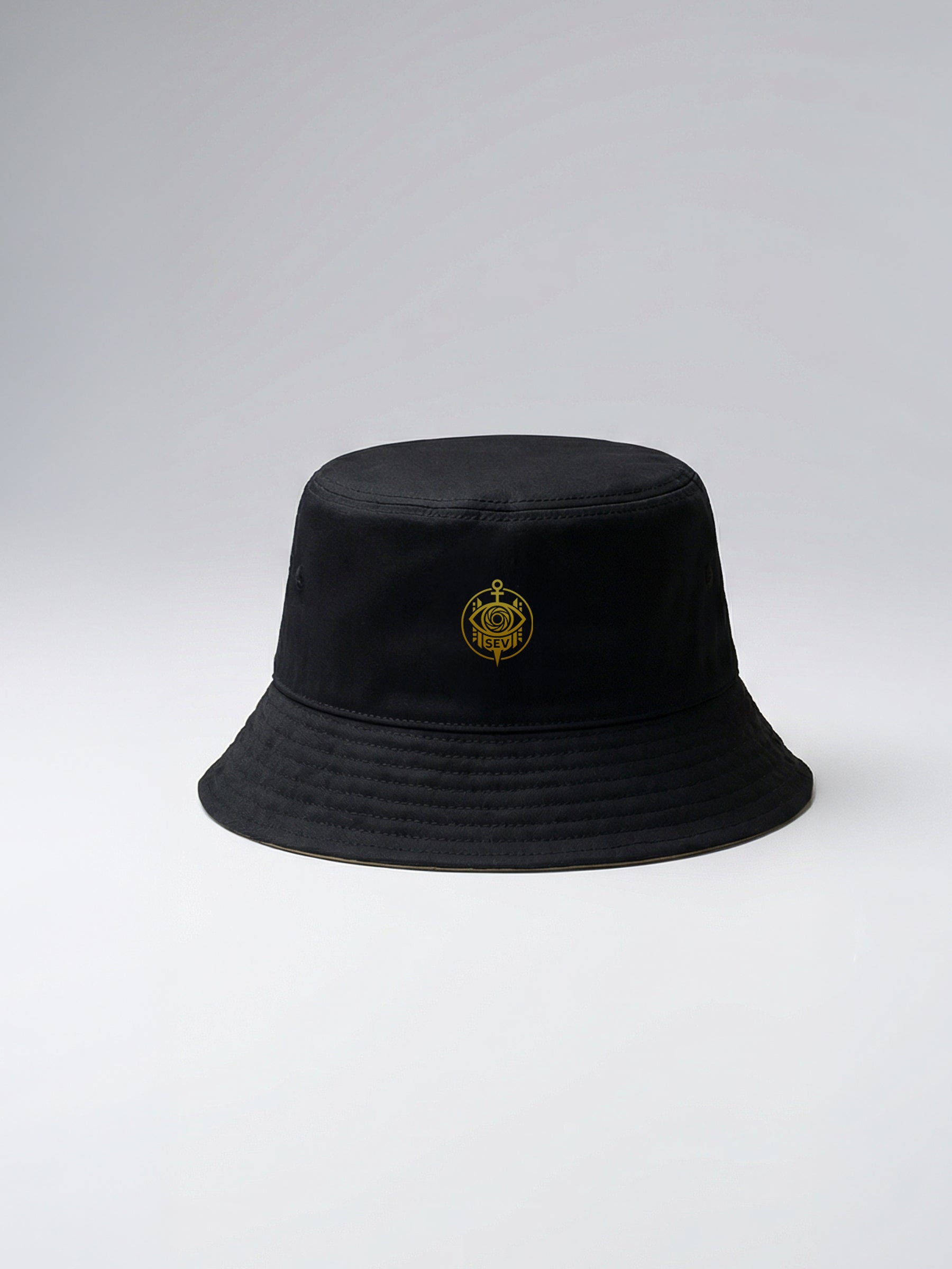 SEV BlackGold Luxe Reversible Bucket Hat — alternate view 1 of 6