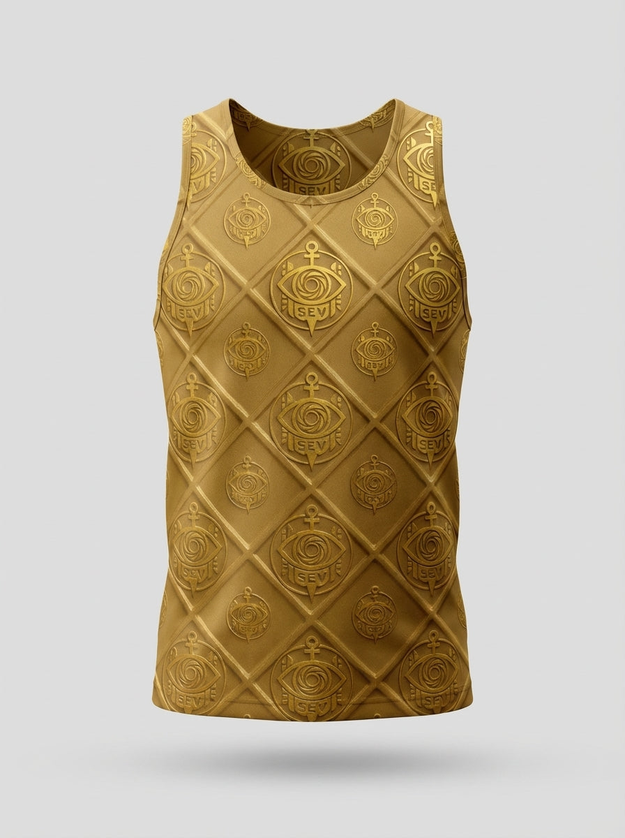 SEV Gold Relief Monogram Tank — alternate view 1 of 5
