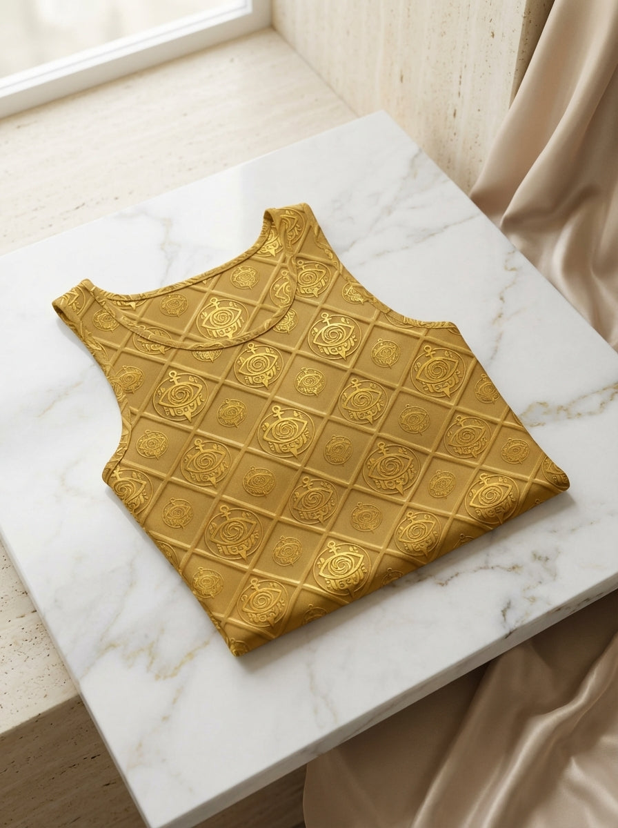 SEV Gold Relief Monogram Tank — alternate view 3 of 5