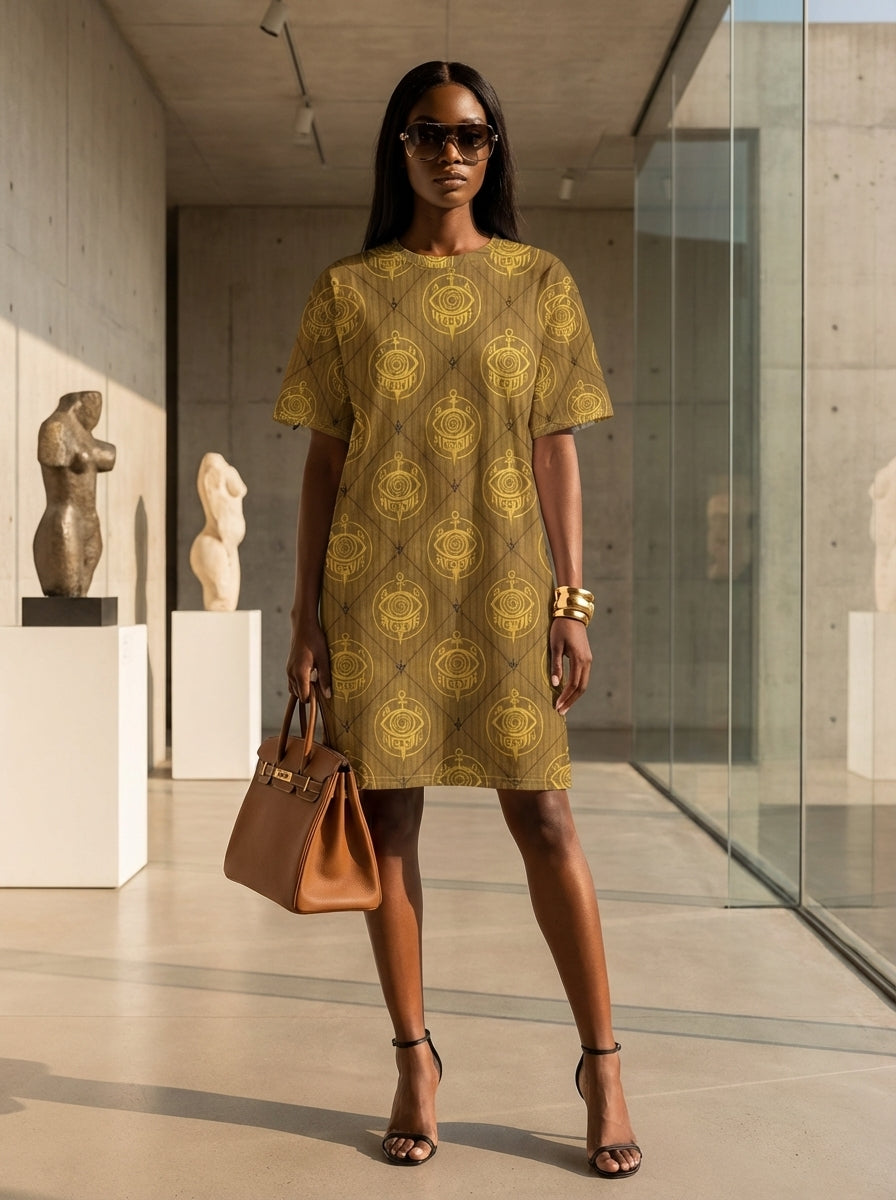 gold shirt dress All-Over Print T-Shirt – GoldAnchor Crestline Edition – SwordEyeVisions Women's Dresses, Iconic & Made from 100% polyester na_05/20/2026 Set & Individual Options:Women ao dai only
