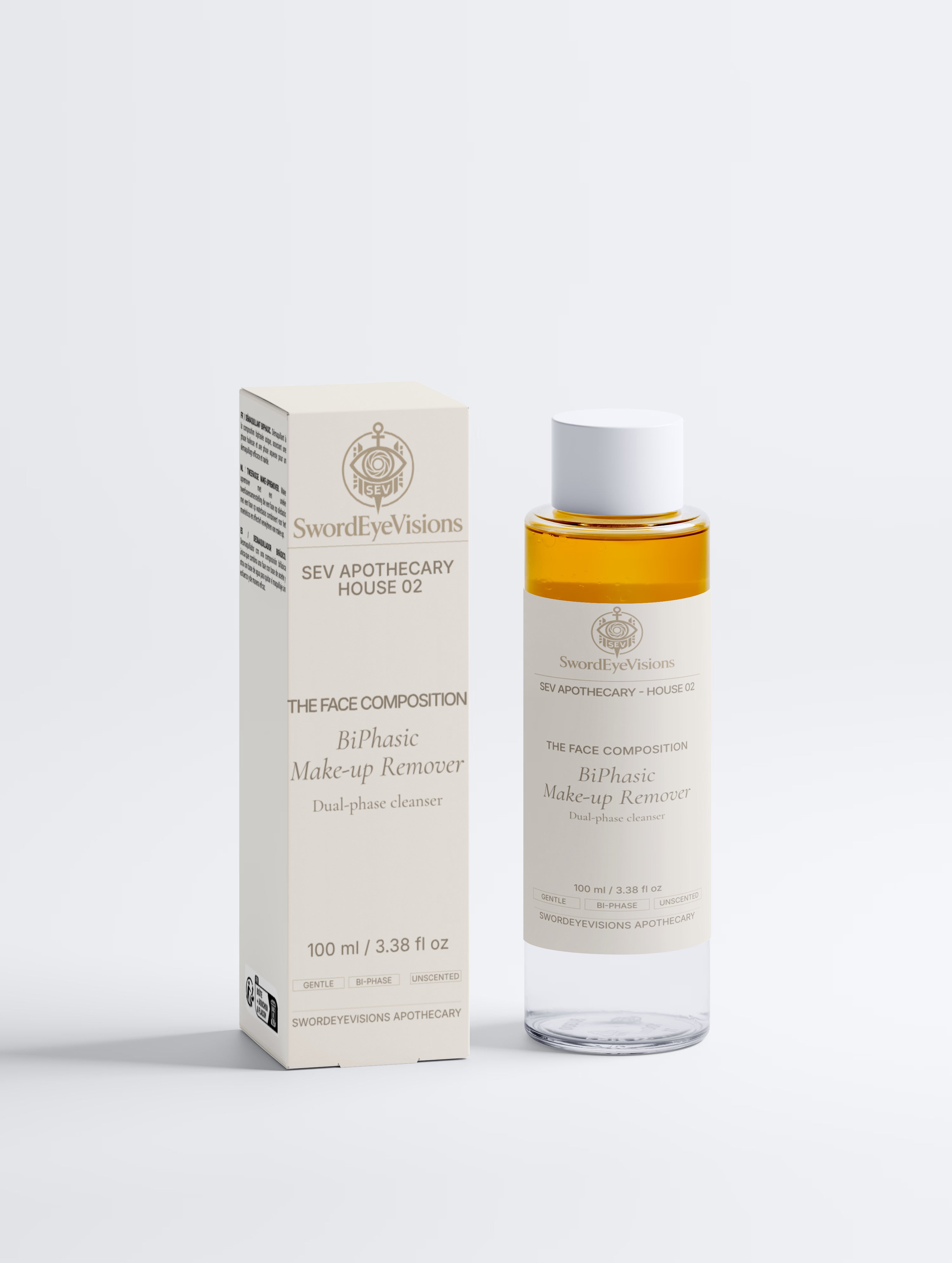 BiPhasic Make-up Remover, Fragrance Free - SEV Apothecary — alternate view 2 of 6