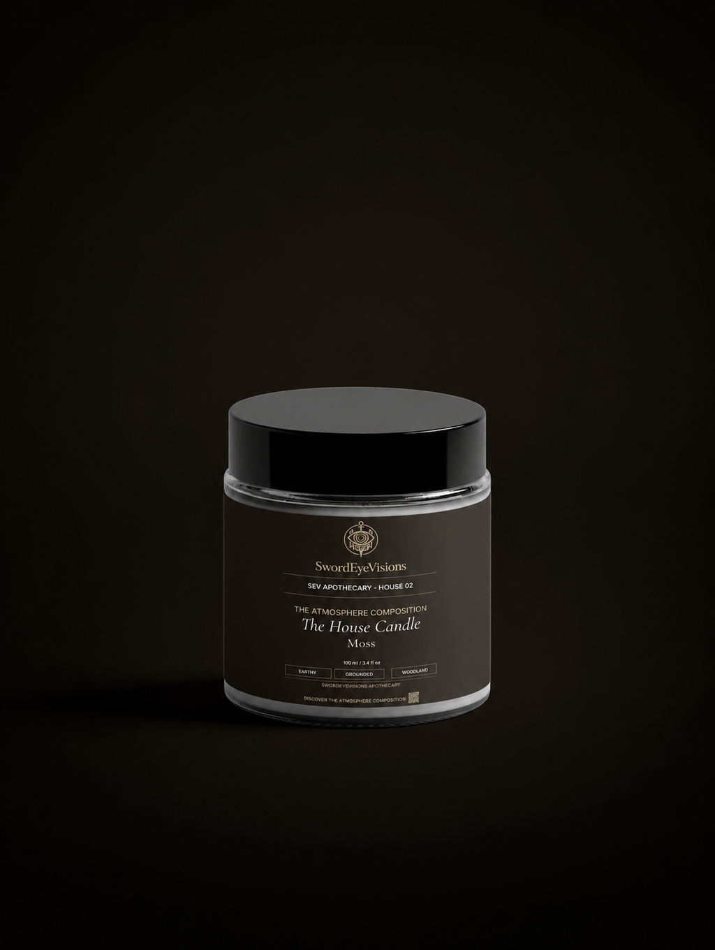 The House Candle, Moss - SEV Apothecary — alternate view 1 of 2