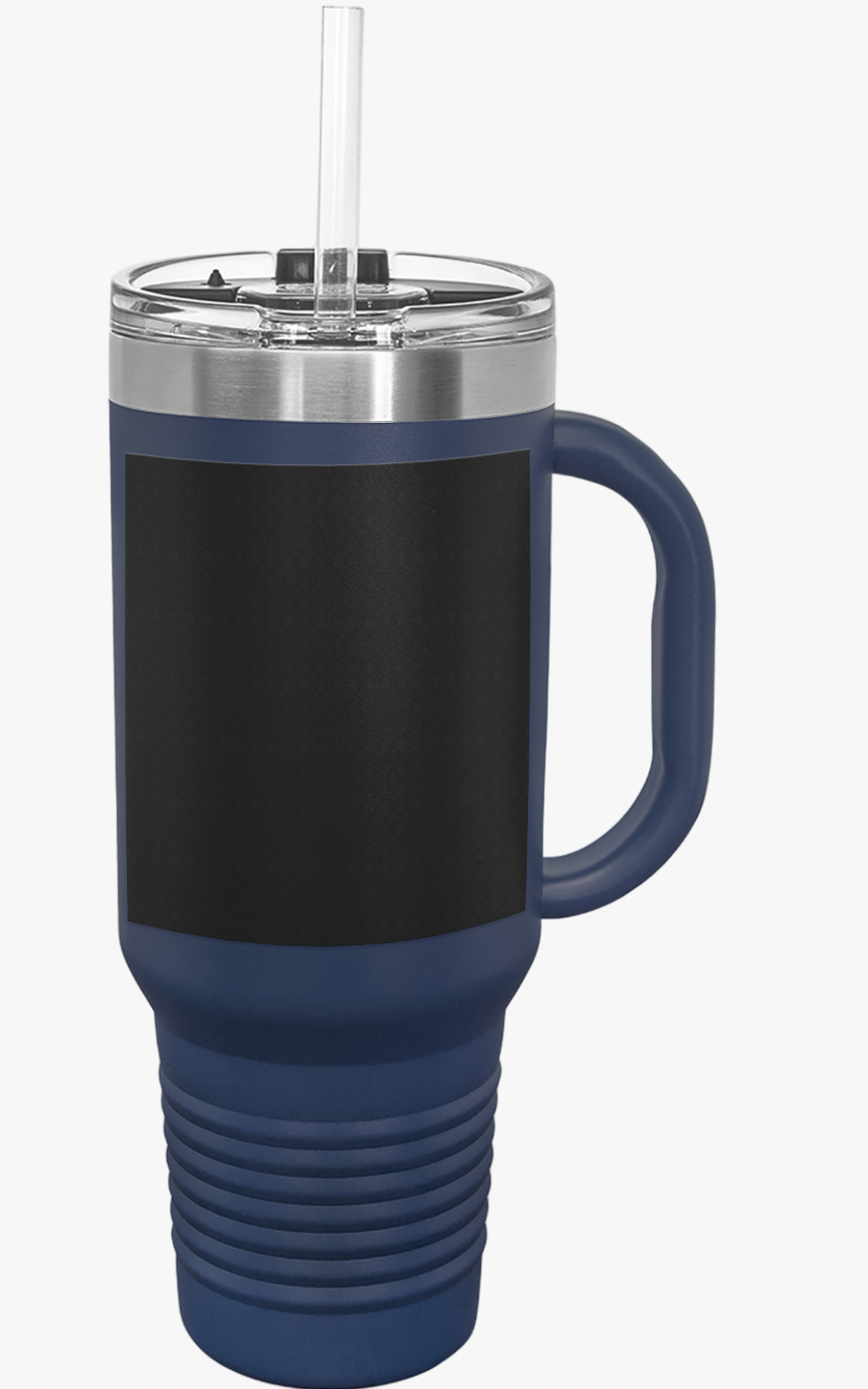 SEV INSULATED TRAVEL MUG WITH HANDLE — NOIR GRAPHITE DIAMOND LINEAR — alternate view 10 of 11