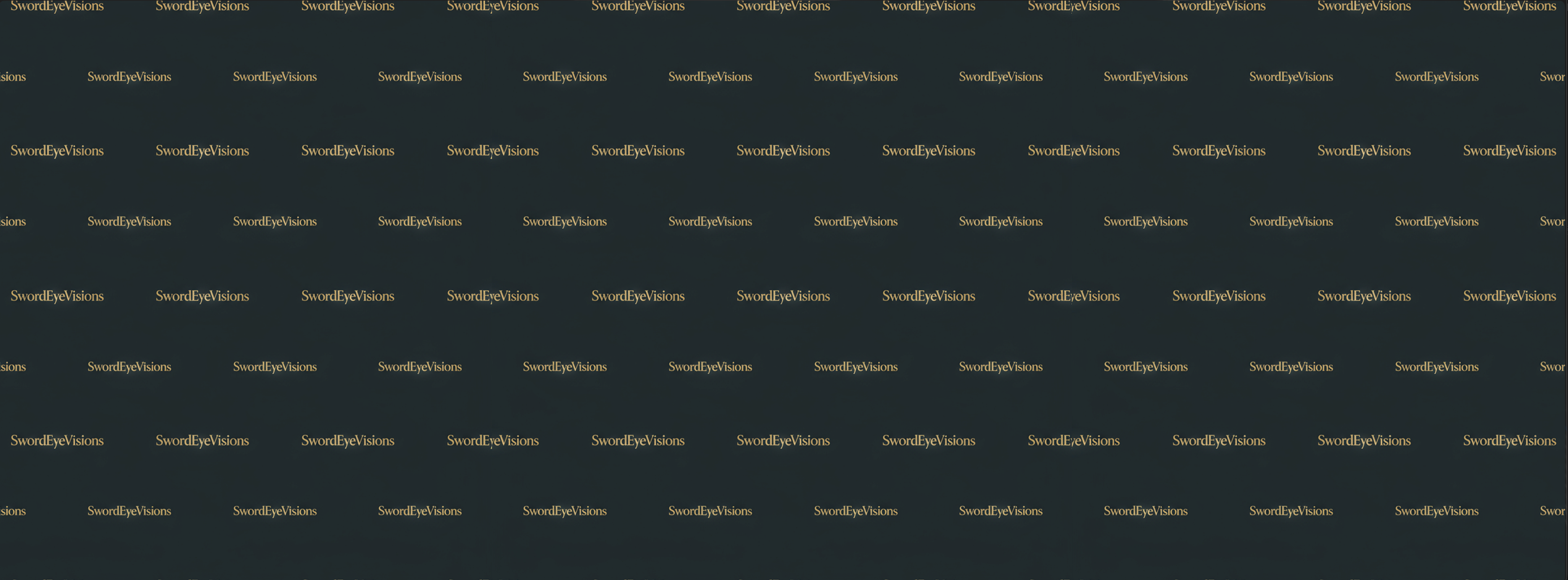 Noir Graphite Gold Scarf — SEV Wordmark Pattern — alternate view 5 of 5