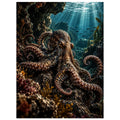 Octopus unframed fine art print, 30 × 40 cm — protected artwork preview