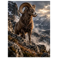 Ram unframed fine art print, 30 × 40 cm — protected artwork preview