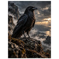 Raven unframed fine art print, 30 × 40 cm — protected artwork preview