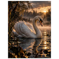 Swan unframed fine art print, 30 × 40 cm — protected artwork preview