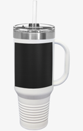 SEV INSULATED TRAVEL MUG WITH HANDLE — NOIR GRAPHITE DIAMOND LINEAR — alternate view 8 of 11
