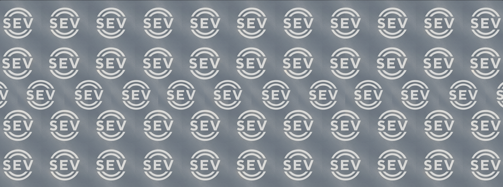 Winter Steel Scarf — SEV Grey Monogram (Dense) — alternate view 4 of 4