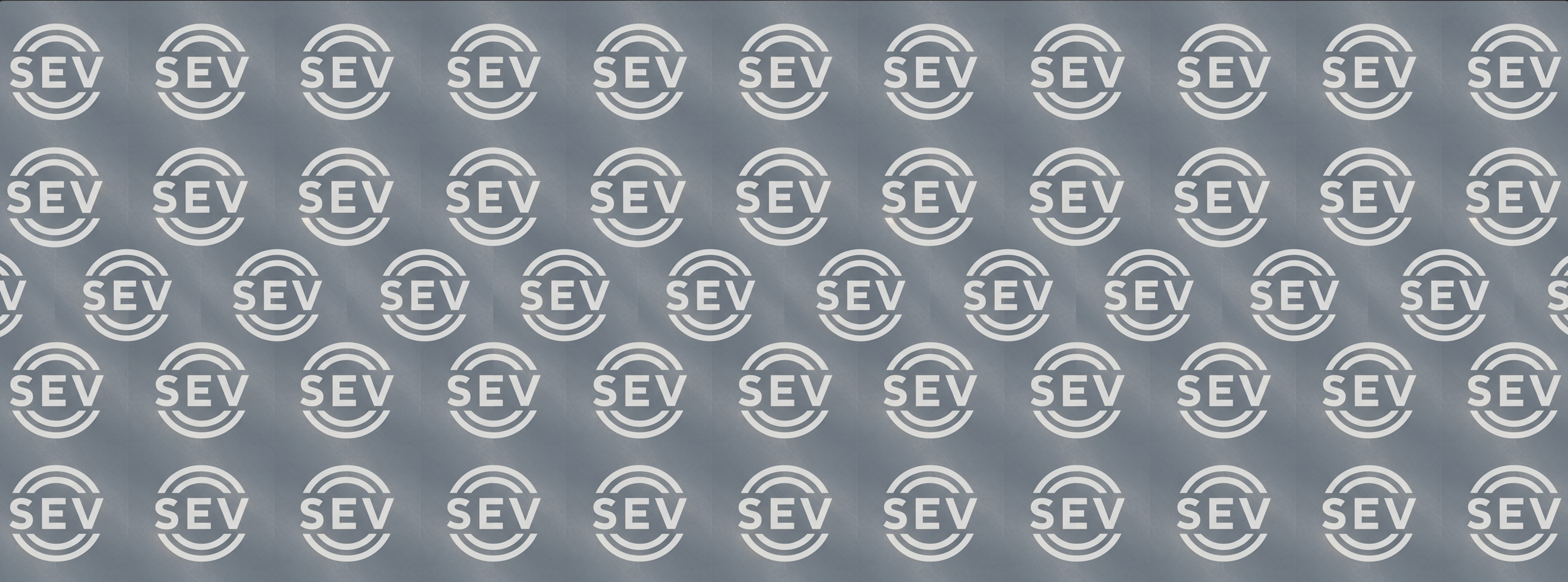 Winter Steel Scarf — SEV Grey Monogram (Dense) — alternate view 4 of 4