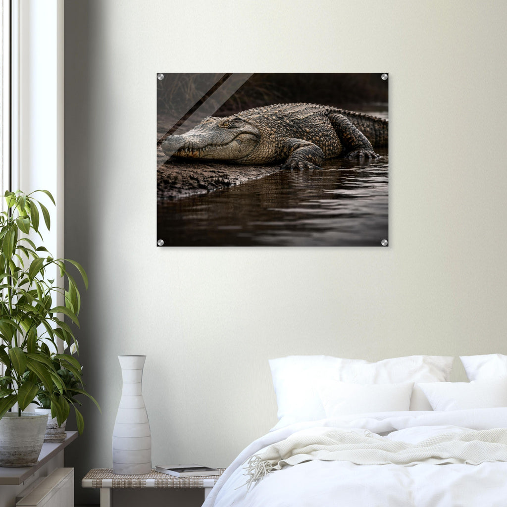 The Crocodile - Acrylic Gallery Print — alternate view 3 of 8