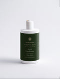 Fresh Conditioner, Citrus Cocktail — 370 ml dark green SEV Apothecary bottle, front view showing the SwordEyeVisions sigil above The Hair Composition, on a plain studio background.