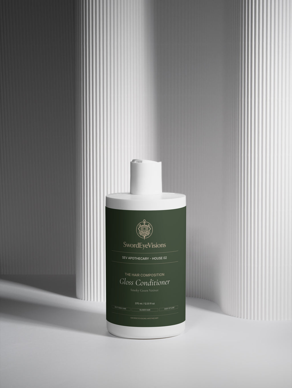 Gloss Conditioner, Smoky Green Vetiver - SEV Apothecary — alternate view 4 of 5
