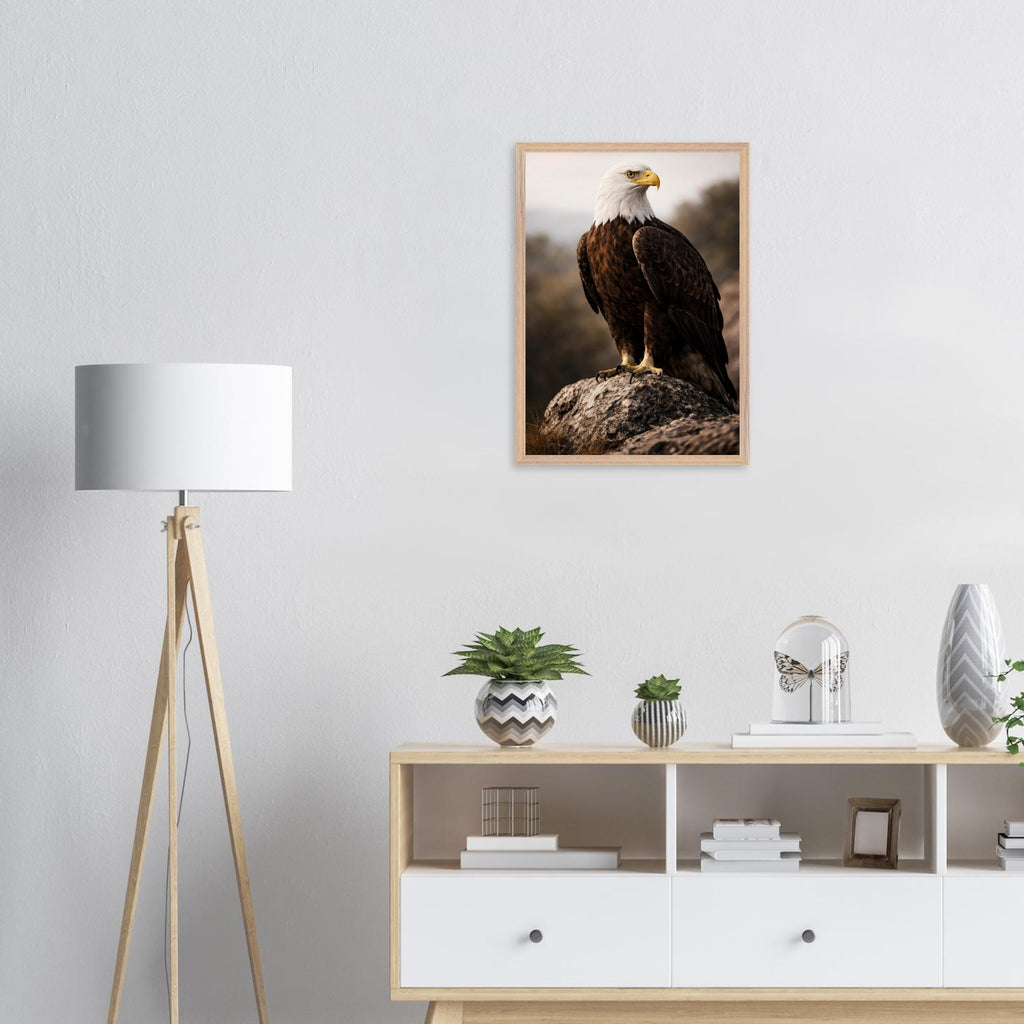 The Eagle — Framed Fine Art Print — Premium Wooden Frame — alternate view 5 of 9