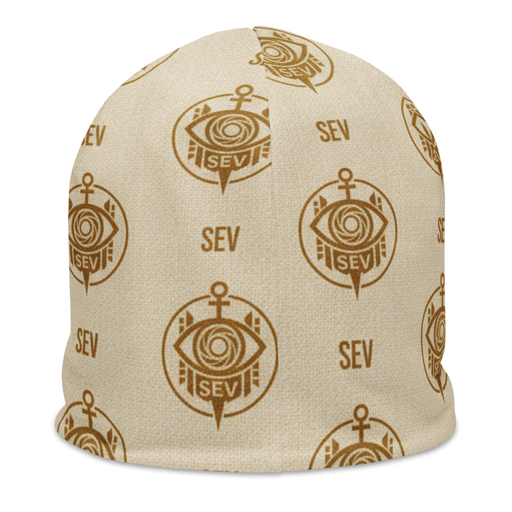 SEV Monogram Statement Beanie – All-Over Edition — alternate view 6 of 10