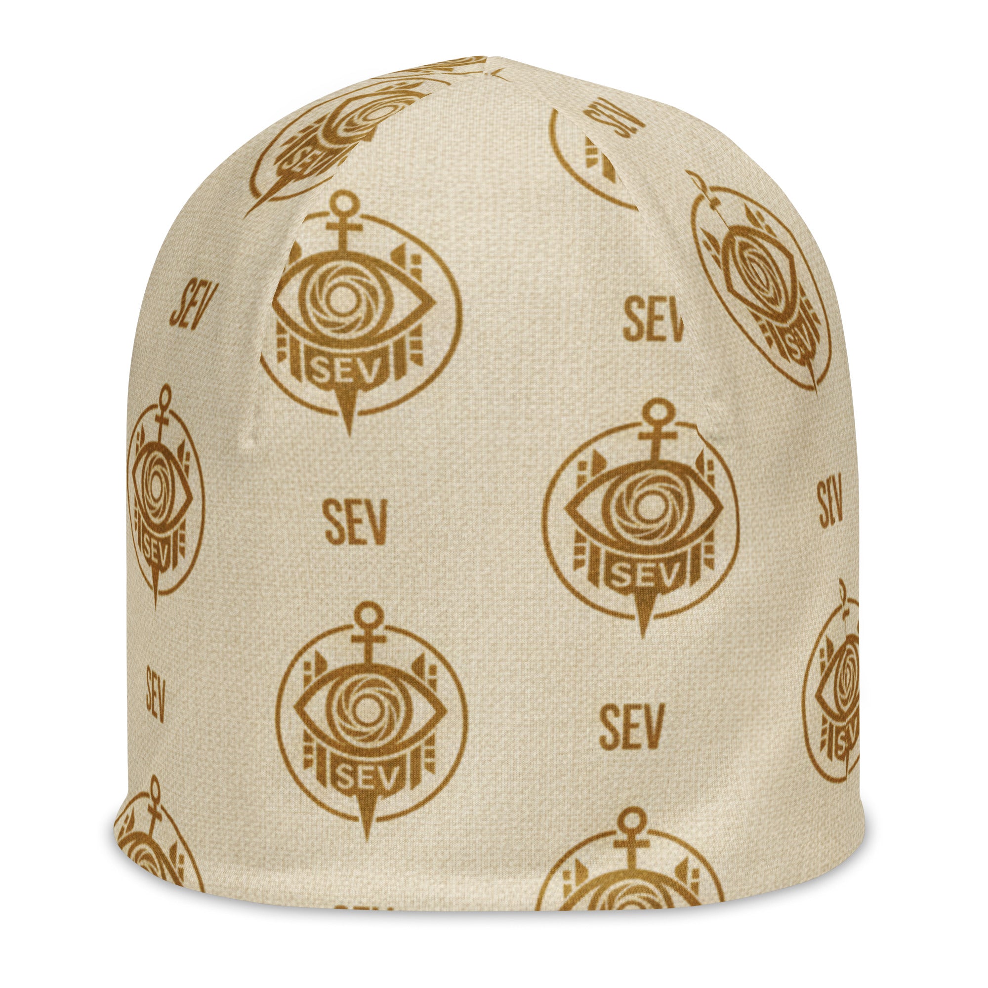 SEV Monogram Statement Beanie – All-Over Edition — alternate view 4 of 10