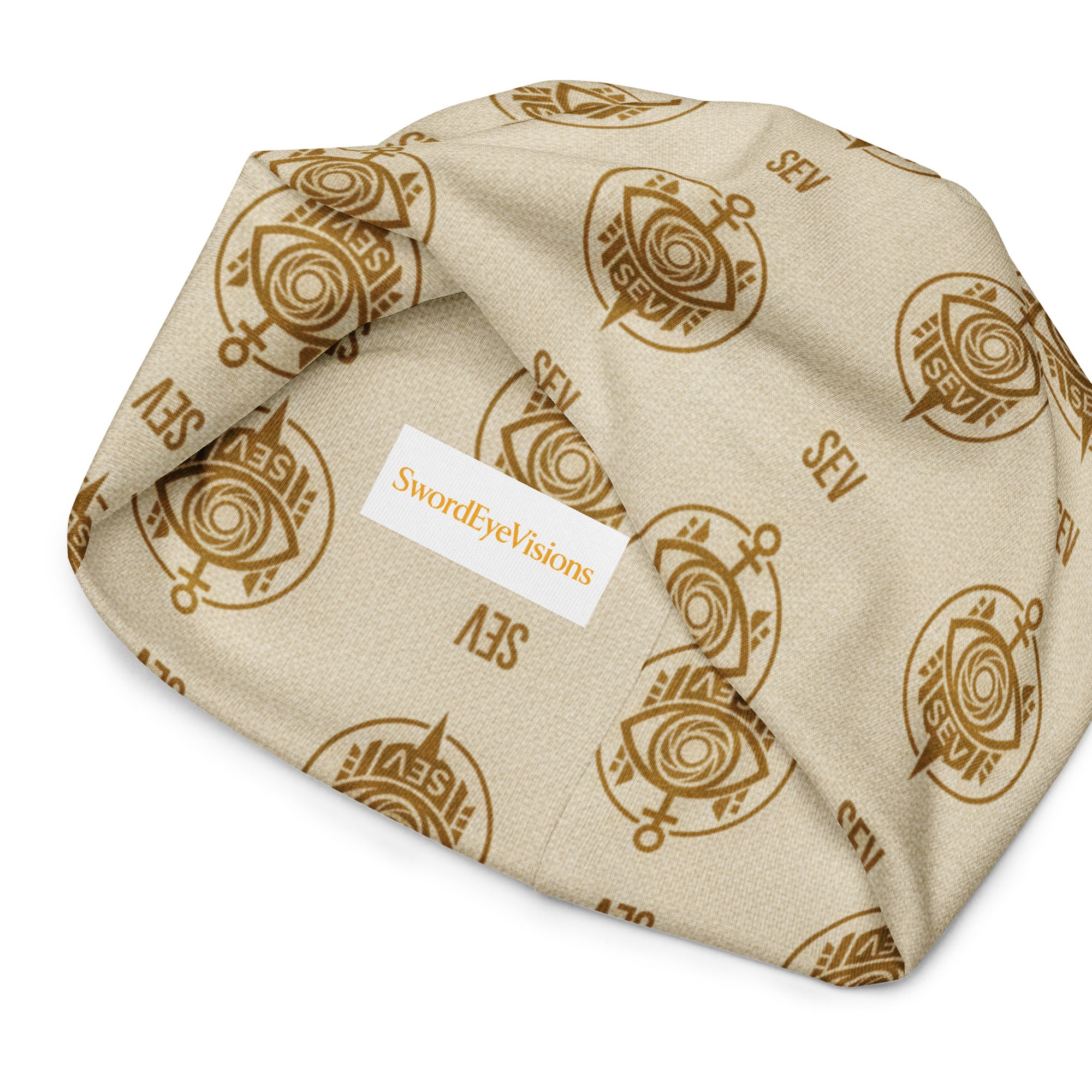 SEV Monogram Statement Beanie – All-Over Edition — alternate view 10 of 10