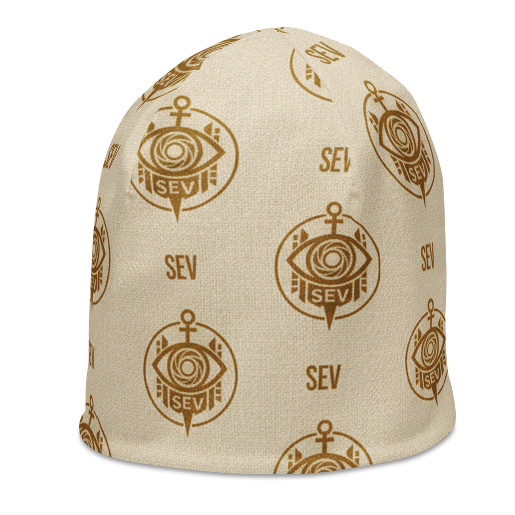 SEV Monogram Statement Beanie – All-Over Edition — alternate view 8 of 10