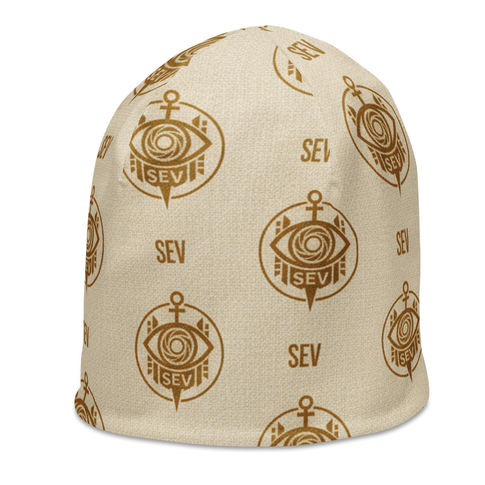 SEV Monogram Statement Beanie – All-Over Edition — alternate view 8 of 10