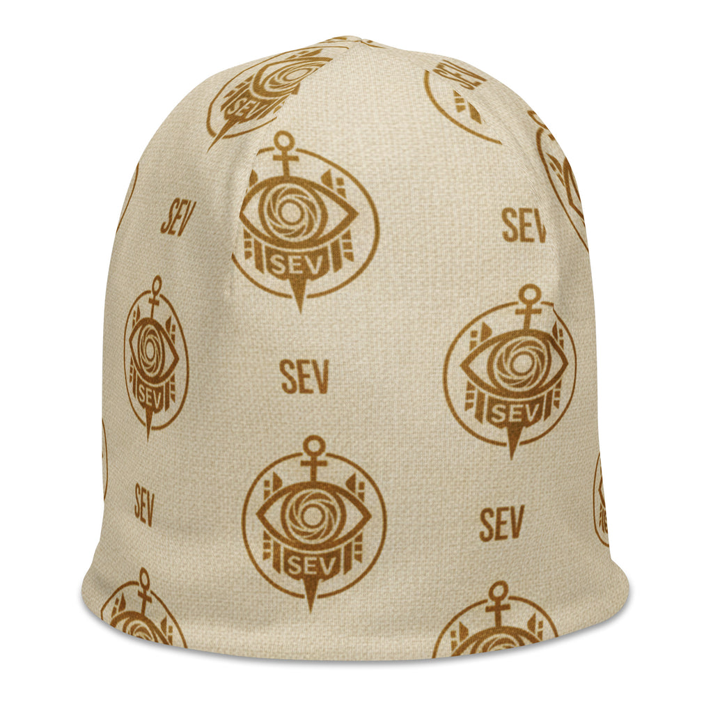 SEV Monogram Statement Beanie – All-Over Edition — alternate view 7 of 10