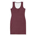 SEV Rose Aurora AOP Bodycon Dress — front view