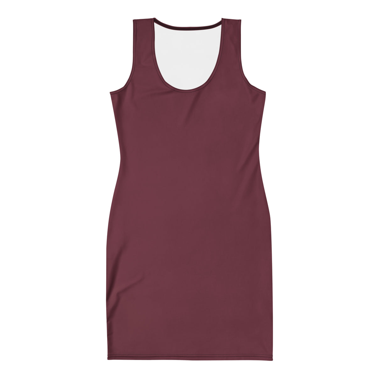 SEV Rose Aurora AOP Bodycon Dress — front view
