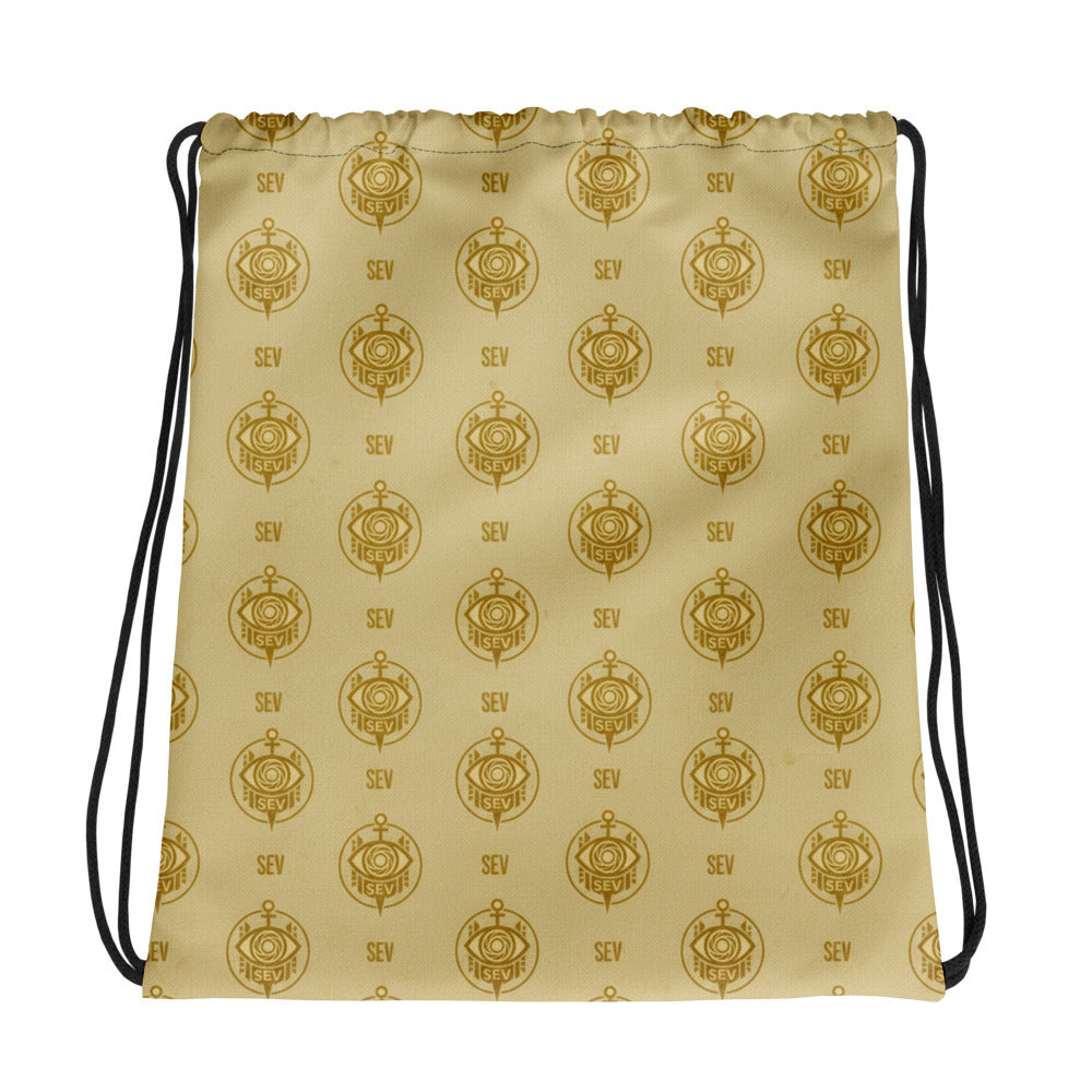 SEV GoldCream Monogram Drawstring Bag – Classic Gold Edition — alternate view 4 of 4