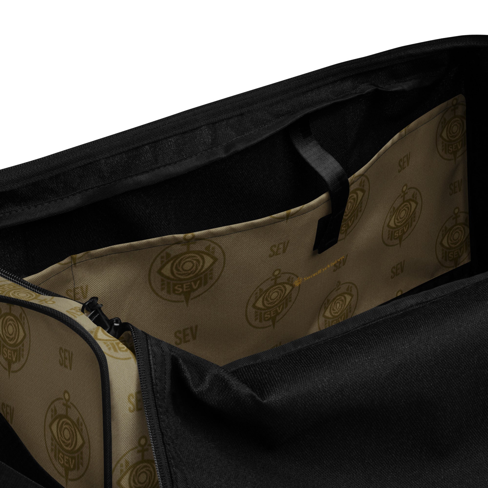 SEV GoldCream Monogram Duffle Bag – Matte Black Edition — alternate view 3 of 15
