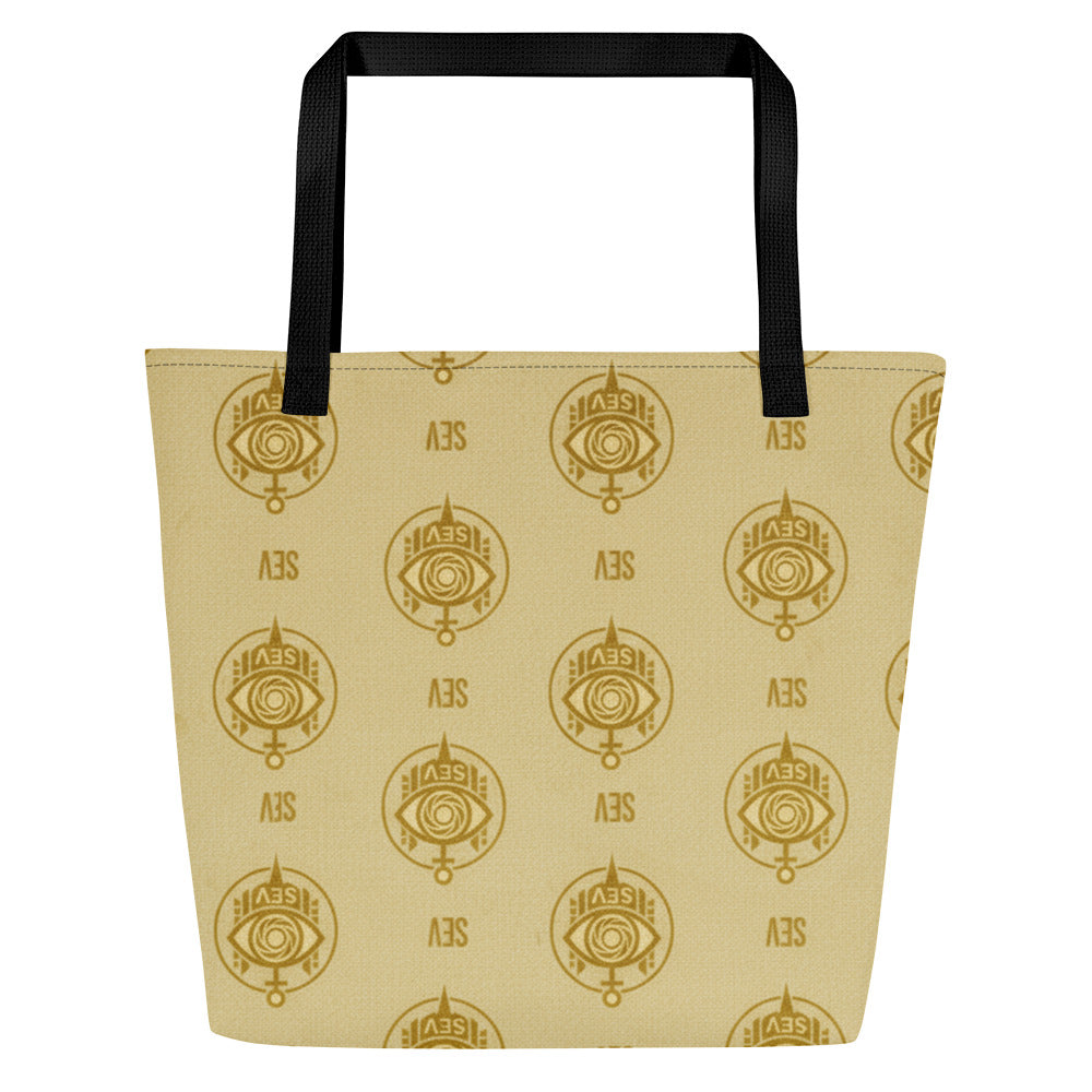 SEV GoldCream Monogram Tote Bag – Light Gold Edition — alternate view 5 of 12