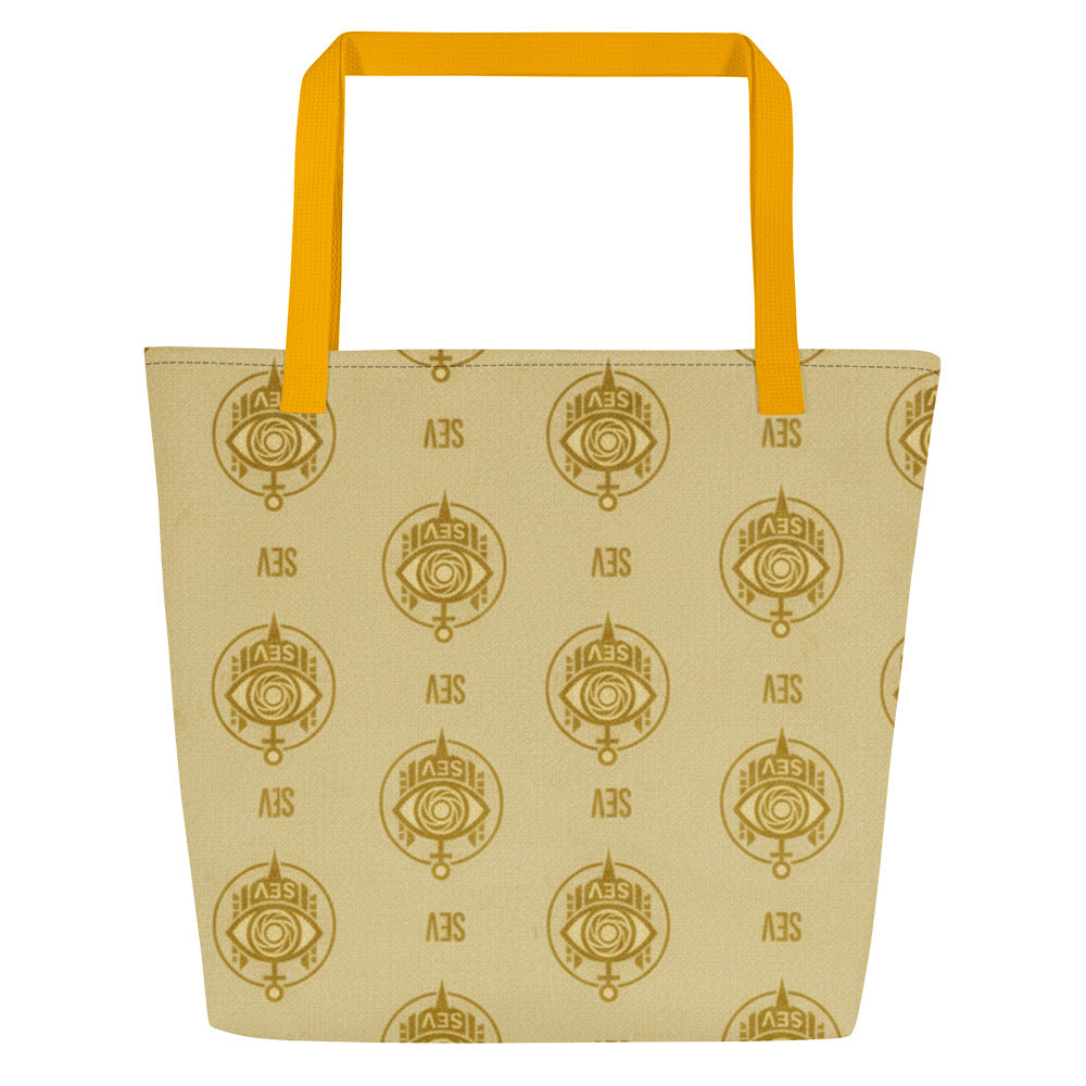 SEV GoldCream Monogram Tote Bag – Light Gold Edition — alternate view 11 of 12