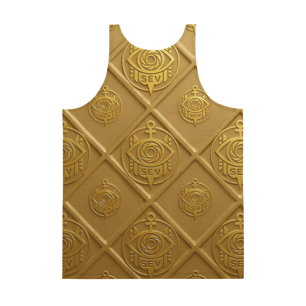 SEV Gold Relief Monogram Tank — alternate view 5 of 5