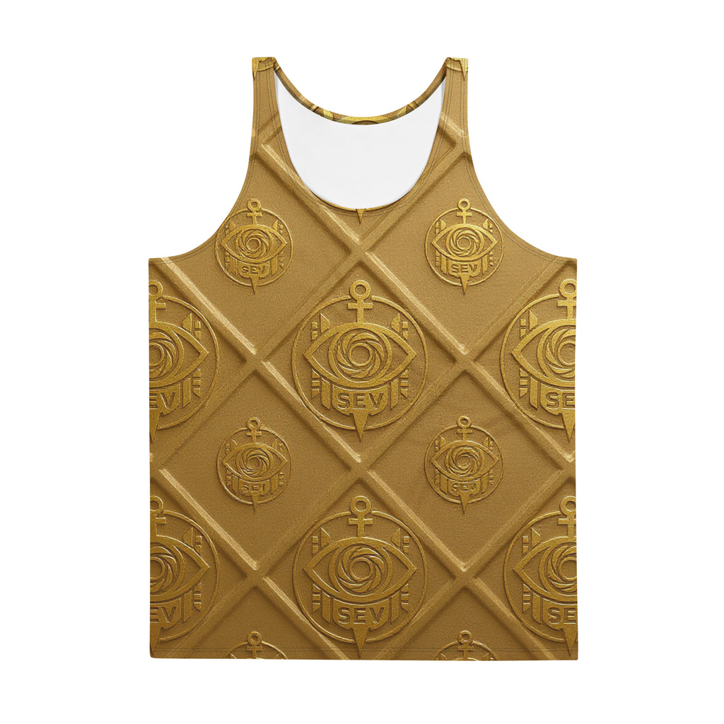 SEV Gold Relief Monogram Tank — alternate view 4 of 5