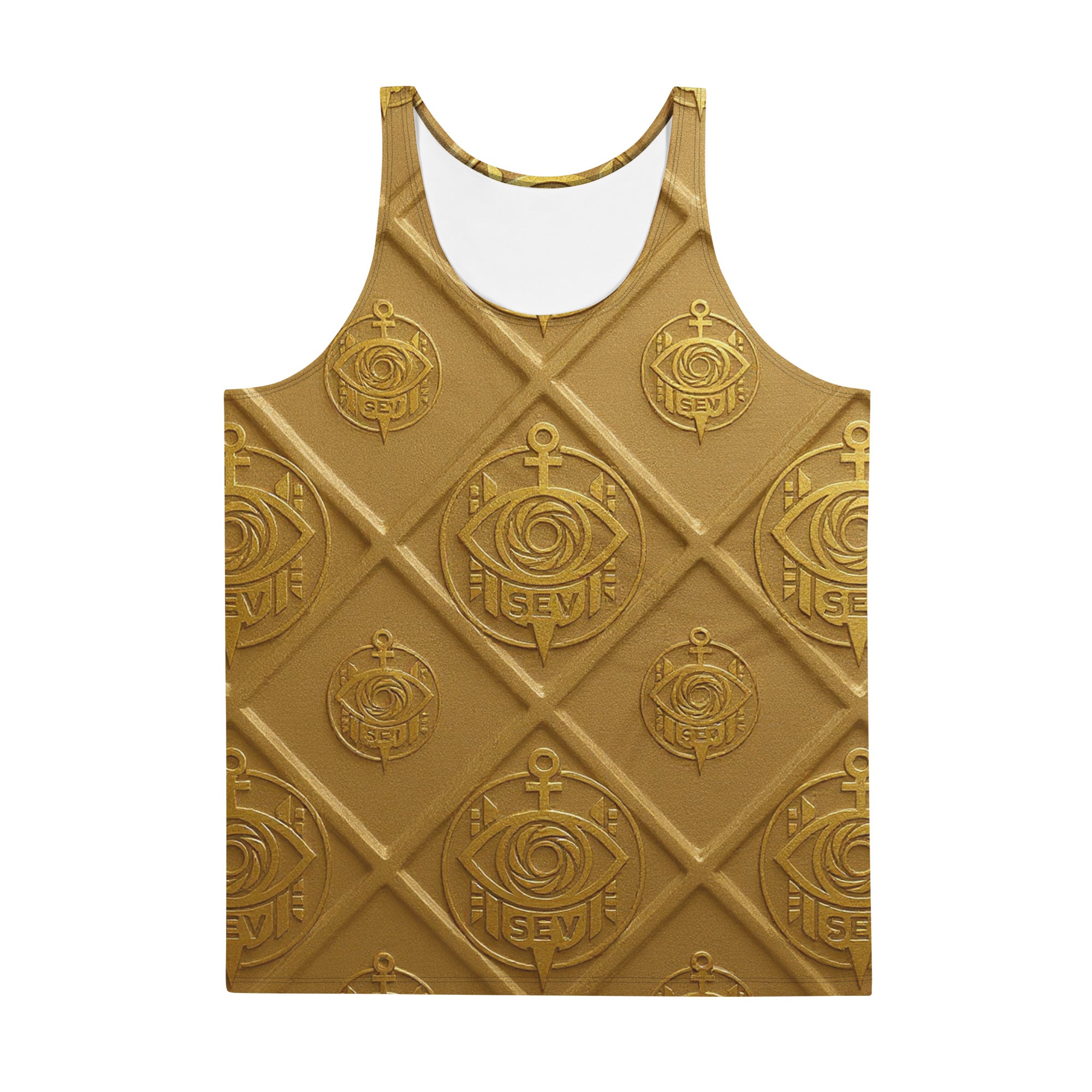 SEV Gold Relief Monogram Tank — alternate view 4 of 5