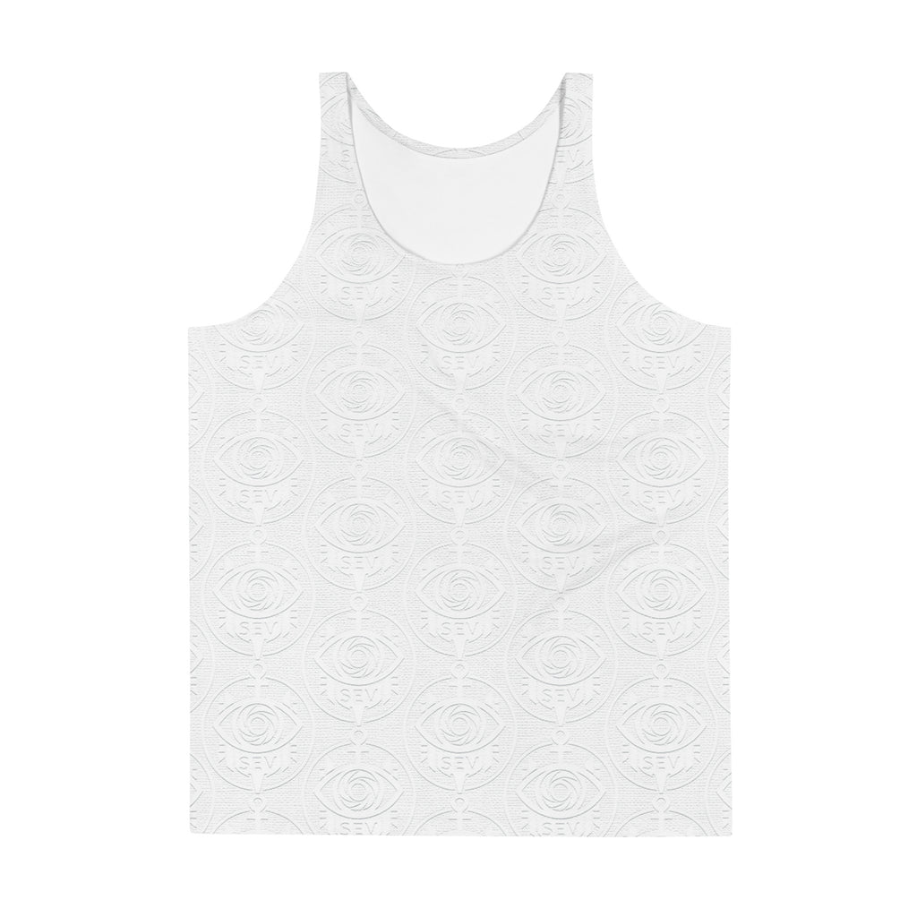 SEV White Monogram Tank — alternate view 4 of 5