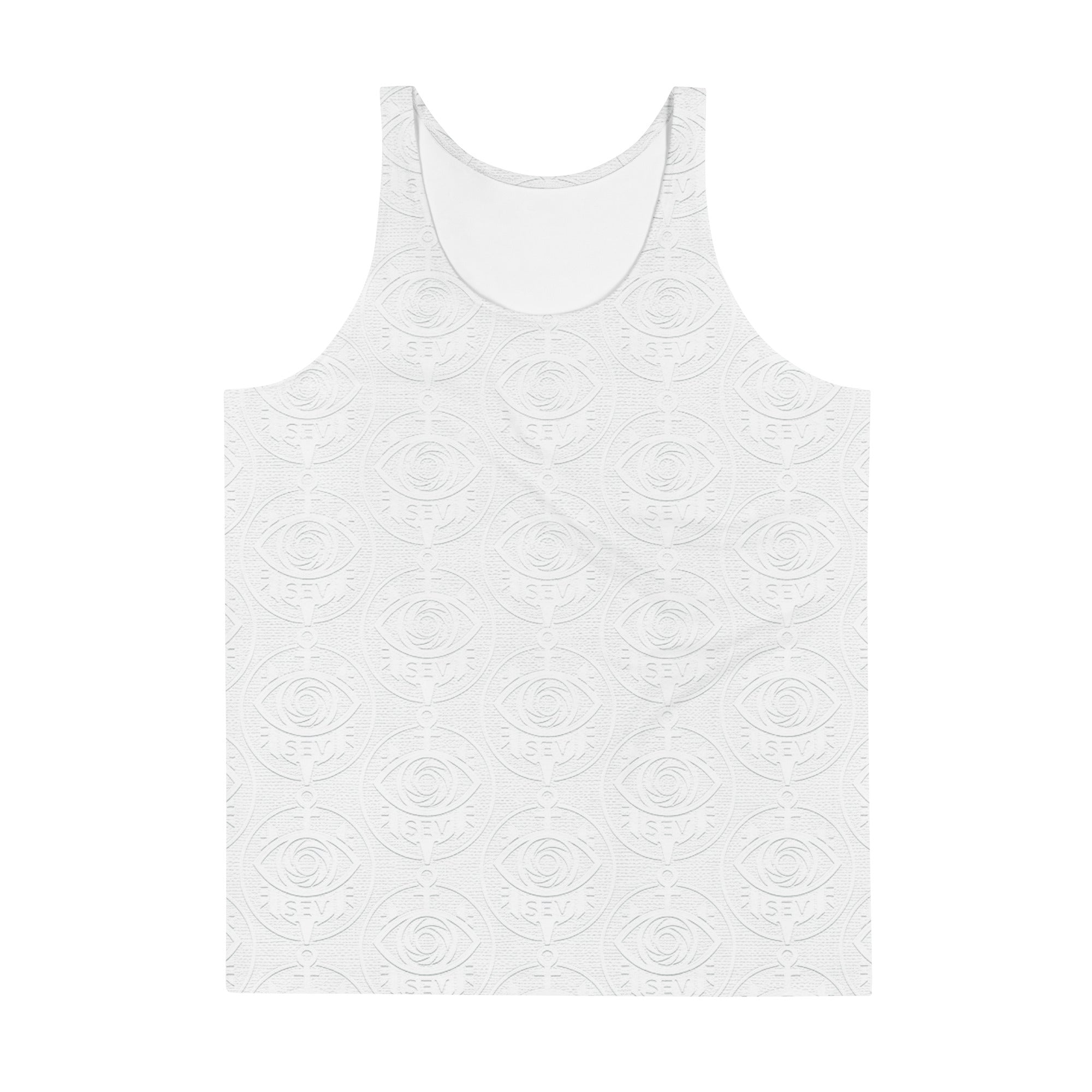 SEV White Monogram Tank — alternate view 4 of 5