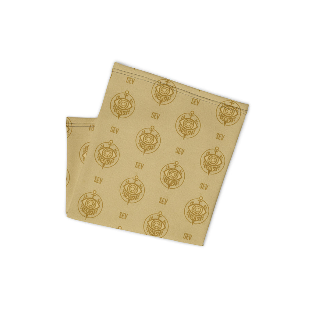 SEV GoldCream Monogram Neck Gaiter – Classic Gold Edition — alternate view 6 of 7