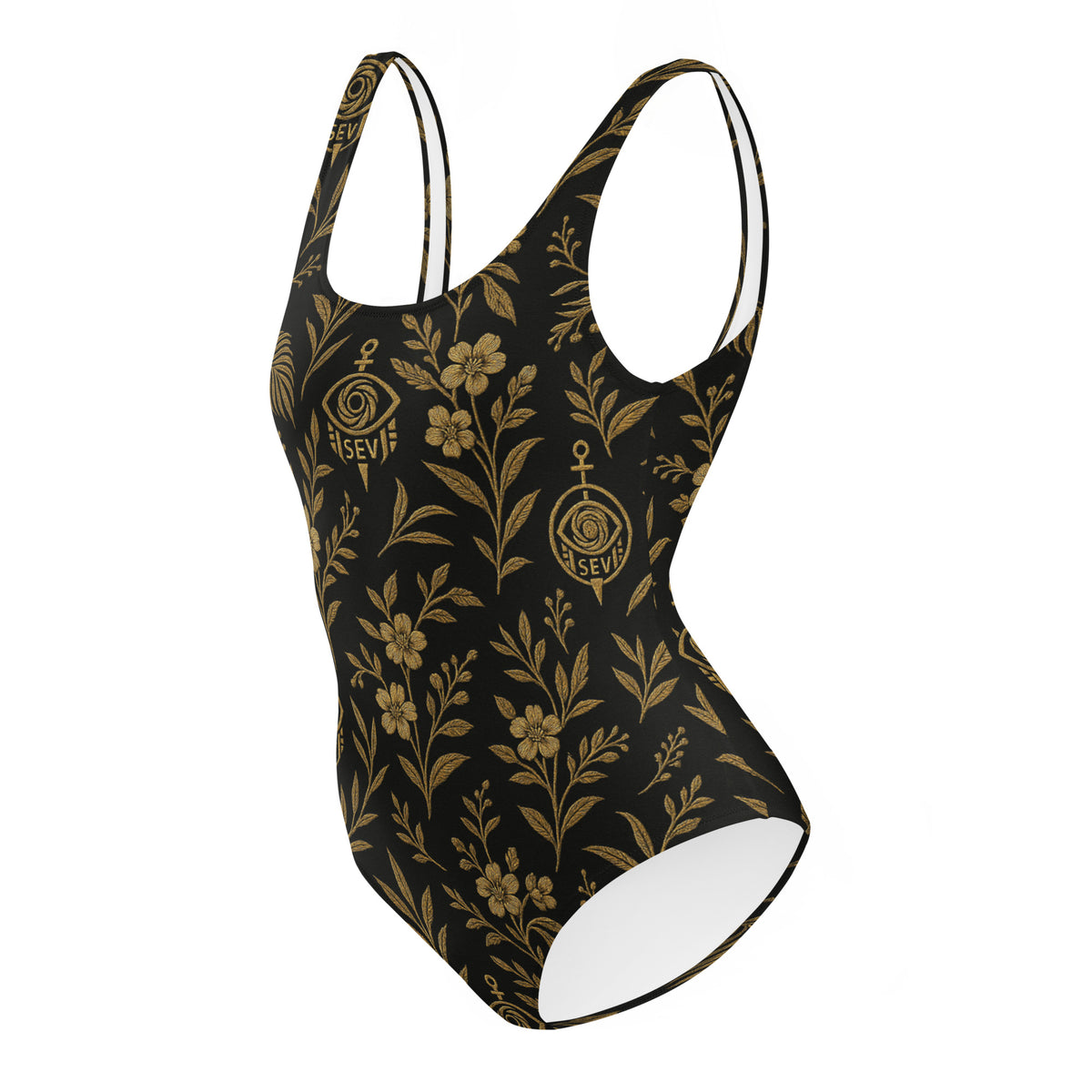 SEV True Noir Botanical One-Piece Swimsuit — product view 3